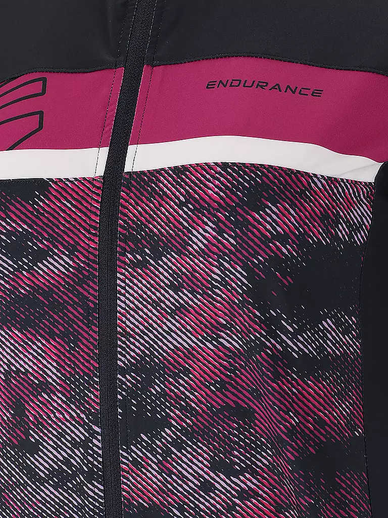 Endurance Damen Radtrikot Dharma Fz Schwarz